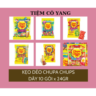 1 DÂY 10 GÓI Kẹo Dẻo Chupa Chups (10 gói x 24gram)