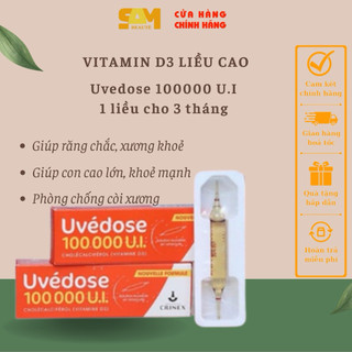 [DATE 2028] VITAMIN D3 HÀM LƯỢNG CAO UVEDOSE 100000UI