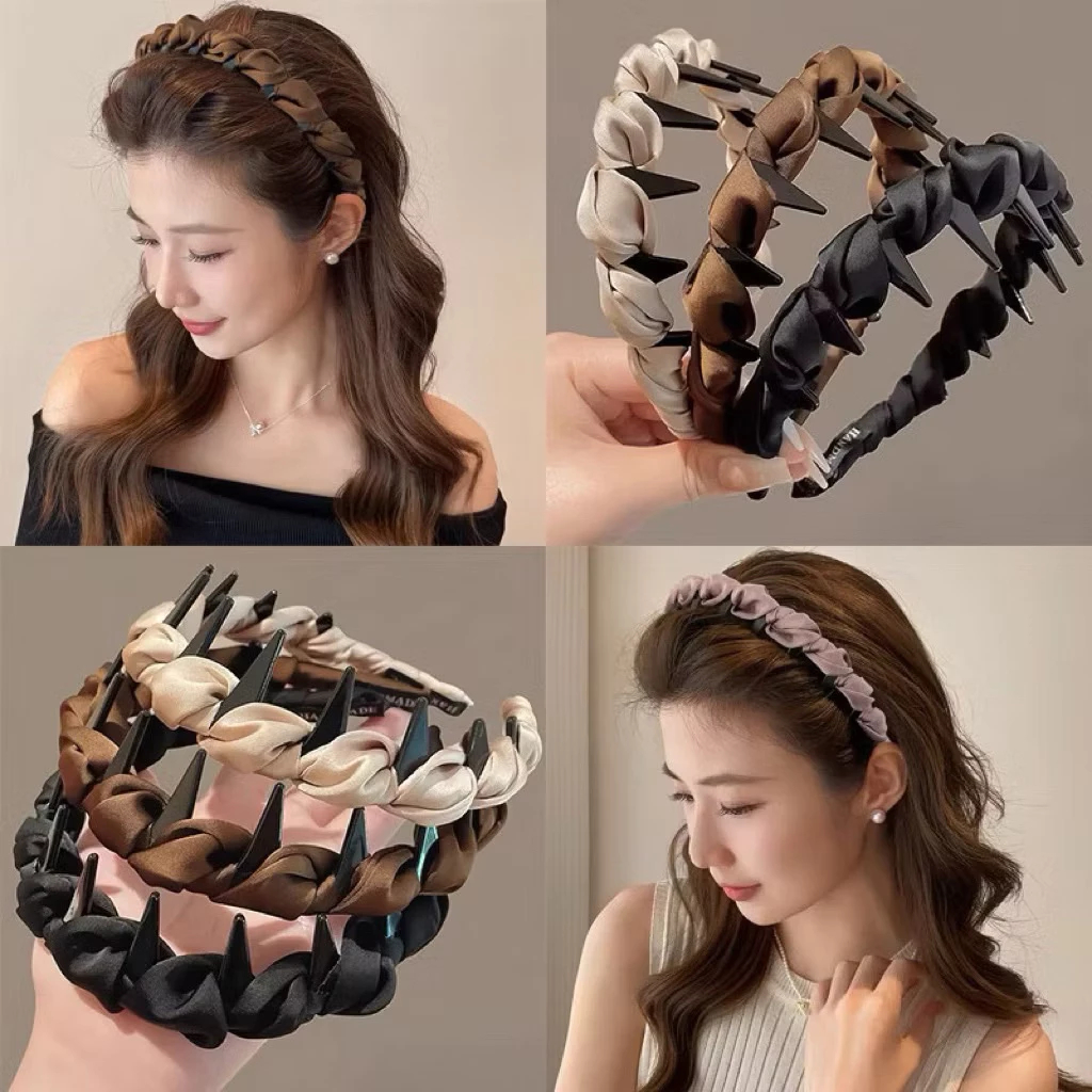 Băng Đô Cài Tóc Tạo Phồng Tóc Mái Tiểu Thư Hàn Quốc - Phụ Kiện Tóc Thời Trang Nữ Xinh Xắn, Cute