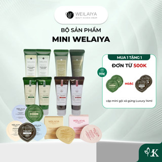 Bộ sản phẩm mini Weilaiya gội xả, sữa tắm, dầu hấp size du lịch, dùng thử tiện lợi