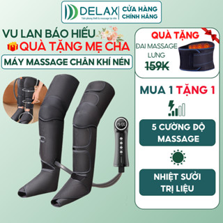 Máy Massage Chân, Đùi, Bắp Chân, Bàn Chân DELAX Có Nhiệt Sưởi Trị Liệu, Chườm Nóng 3 Chế Độ Massage MSC03