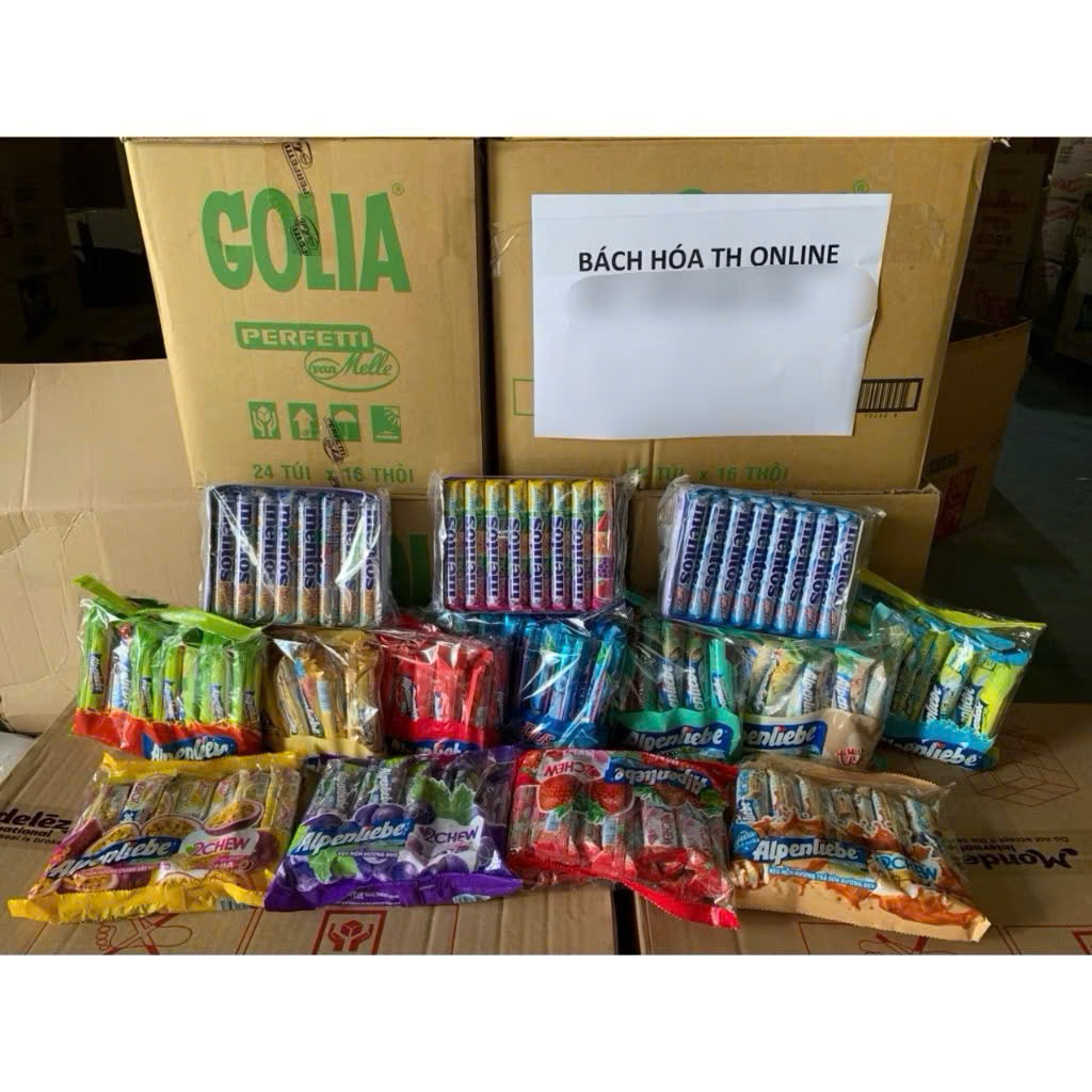 Kẹo Alpenlibe Thỏi Các Loại (Gói 16 thỏi)