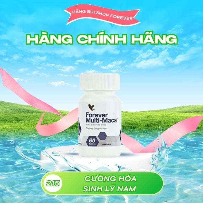 Viên uống hỗ trợ sinh lý Nam giới Forever Multi Maca 215Flp
