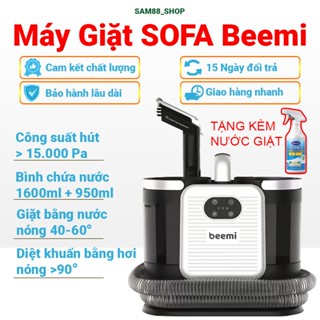 Máy Giặt Cầm Tay Sofa Cao Cấp Máy Hút Bụi Vệ Sinh Ghế Ôtô Vải Nệm Thảm Rèm Đa Năng Công Suất 1500W