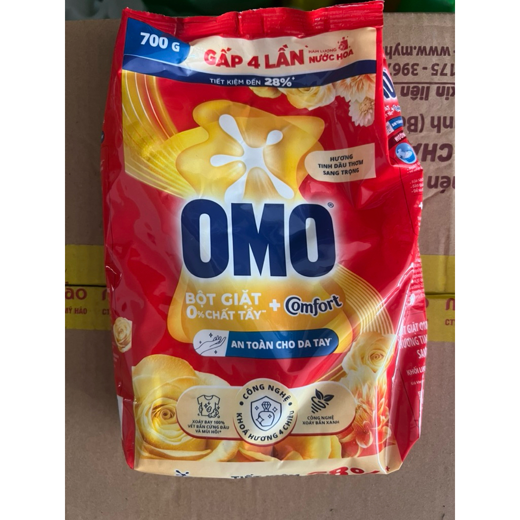 Bột giặt Omo Comfort hương nước hoa túi 700g