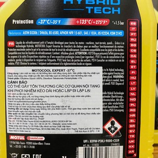 Nước Làm Mát Motul Motocool Expert 1L (Pha Sẵn)