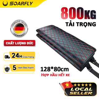 Đệm ô tô SOARFLY nằm ngủ gấp gọn bằng da cao cấp nệm xe hơi ghế sau cho xe 5 7 chỗ và bán tải dài 1m2 Sang Trọng