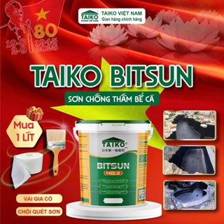 [500g] Sơn Chống Thấm Hồ Cá Koi, Bể Cá, Móng Nhà TAIKO BITSUN Màu Đen