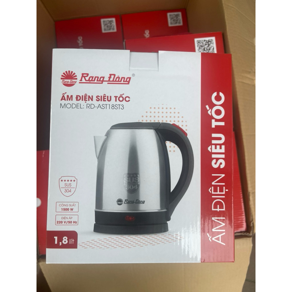 [ chính hãng ] ấm điện siêu tốc rạng đông 1,8 lít Ast18-St3
