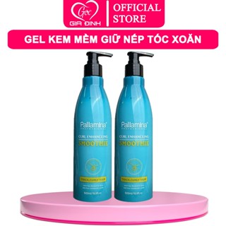 Gel kem mềm giữ nếp tóc xoăn Pallamina gel bóp xoăn tạo kiểu hippie, xoăn xù mì, xoăn lơi