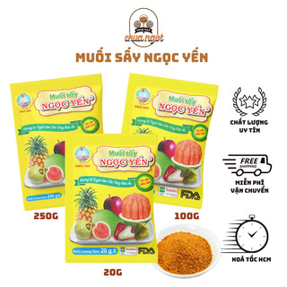  Muối Sấy Ngọc Yến gói 20g & 100g & 250g Đặc Sản Đồng Tháp chay mặn đều dùng được 