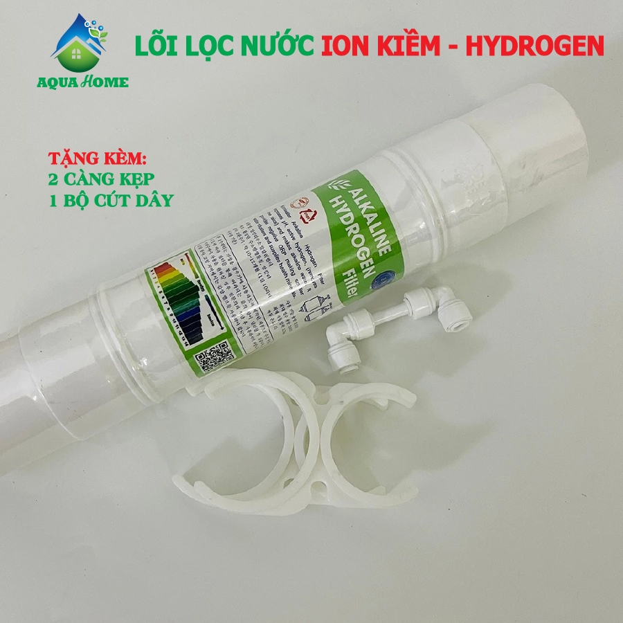 Lõi Lọc Alkaline Hydrogen, Lõi lọc tạo Kiềm và Hydrogen Hàn Quốc tặng kèm phụ kiện lắp đặt