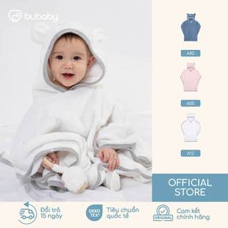  Khăn tắm cho bé chui đầu tai gấu bông cotton hữu cơ BU Baby | Phụ kiện BU Baby chính hãng 