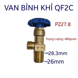 Van bình khí Oxy_Nito_Co2_Argon...Van gắn bình khí_Van chất liệu đồng