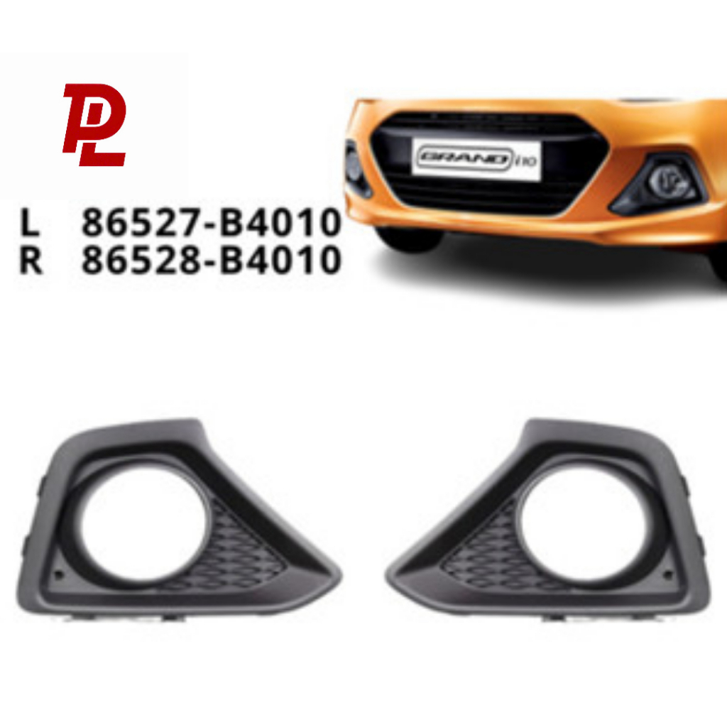 ốp đèn gầm cho xe ô tô GRAND I10 2014-2016 chất liệu nhựa siêu bền