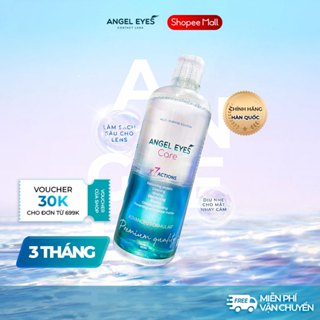 Nước ngâm lens Angel Eyes Care 360ml cao cấp dành cho mắt nhạy cảm sử dụng được cho cả lens Silicone Hydrogel