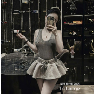 set đồ nữ sang chảnh,set bộ nữ sang chảnh MẪU MỚI RA MẮT bộ áo len miu quần giả váy Cao Cấp te26