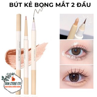  Bút Vẽ Bọng Mắt 2 Đầu Sweet Mint Nét Mảnh Chống Nước Cây Kẻ Nhũ Mắt Bắt Sáng Hightlight Tự Nhiên 
