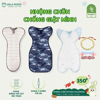 Nhộng chũn cho bé Ualarogo 0-9 tháng Cocoon kéo khóa sợi tre Bamboo mềm co giãn 4 chiều 2492