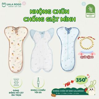 Nhộng chũn cho bé chống giật mình Ualarogo Cocoon 0-12 tháng vải Modal co giãn mềm mại 4 chiều R1