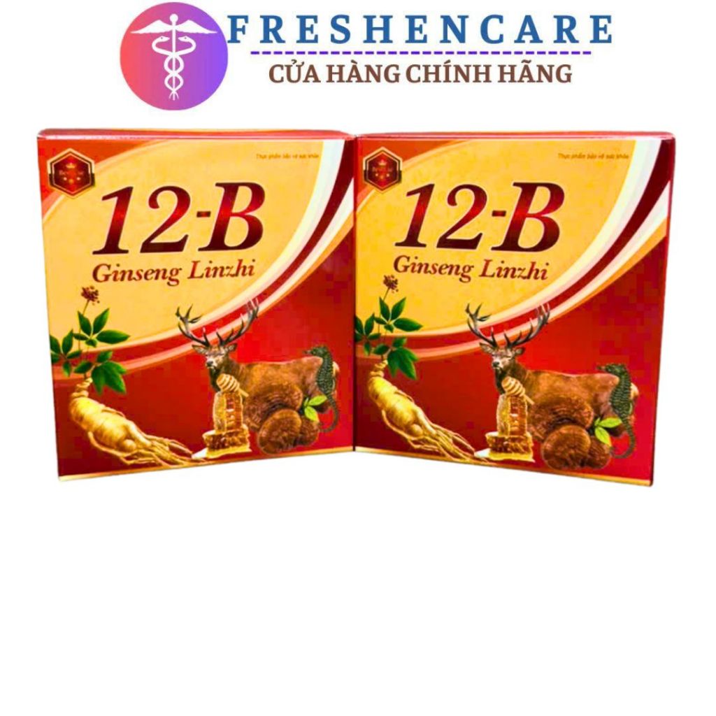 Viên Uống 12B Ginseng Linzhi Vinaphar Hỗ Trợ Tăng Cường Đề Kháng, Giảm Mệt Mỏi - Hộp 100 Viên