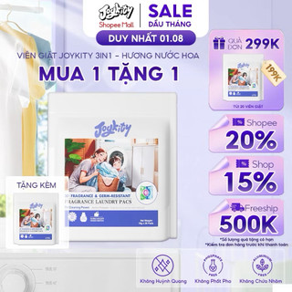 [MUA 1 TẶNG 1] Viên Giặt Hương Nước Hoa Joykity Công Thức 3in1 An Toàn Cho Da Lưu Hương 24 Giờ - 20V