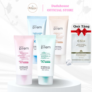 Kem Chống Nắng Vật Lý Make Prem UV Sun Cream Make P:rem SPF 50+ PA++++ NEW Kiềm Dầu 50ml Duduhouse