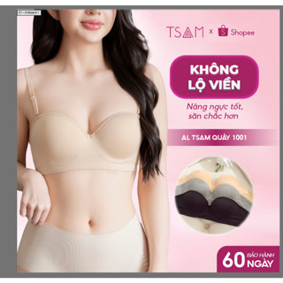Áo lót quây TSAM cup ngang có gọng nâng vừa có thể mặc tháo dây  AL Quây 1001