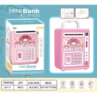 Đồ Chơi Két sắt mini thông minh mở bằng mật khẩu vân tay mô phỏng gương mặt cỡ lớn,két sắt cho bé