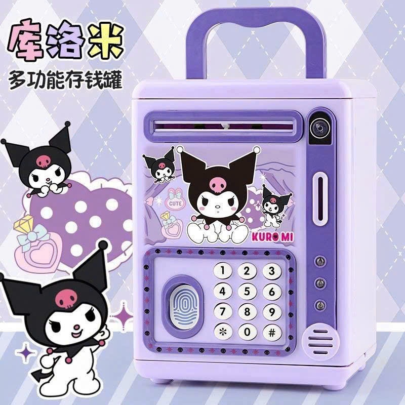 Đồ Chơi Két sắt mini thông minh mở bằng mật khẩu vân tay mô phỏng gương mặt cỡ lớn,két sắt cho bé