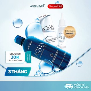 COMBO Nước Ngâm Lens 160ml + Nhỏ Mắt Lens 15ml thương hiệu Aqua B5 (Nước ngâm & nhỏ mắt dành riêng cho kính áp tròng)