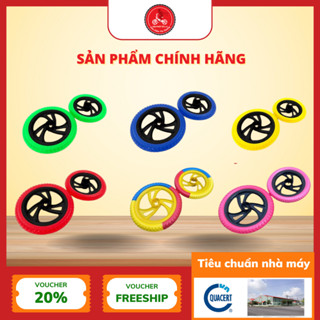   Phụ kiện  Bánh Xe Đạp Trẻ Em Đại Phát Tài  – 12 inch & 14 inch Nhựa Đặc Không Thủng Lốp  1 bánh  