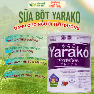 Sữa Dành Cho Người Tiểu Đường Và Tiền Đái Tháo Đường YARAKO PREMIUM GLU ISOMALT