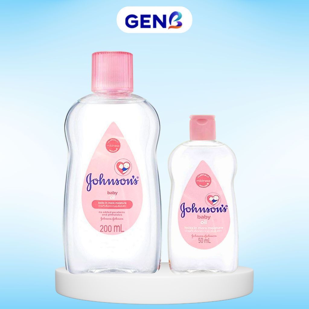 Dầu Massage Cho Bé Johnson's Baby 50ml/200ml - Dầu Mát Xa Dưỡng Ẩm Johnsons Baby - Johnson Baby Oil 
