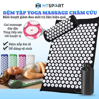  Đệm Tập Yoga Massage Thảm Mát Xa Châm Cứu Có Gai Bấm Huyệt Thư Giãn Toàn Thân Giảm Đau Trị Liệu Tiện Dụng Cao Cấp 