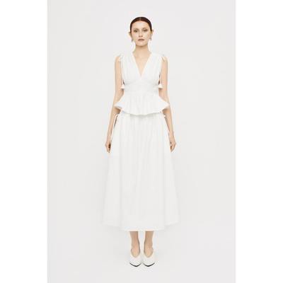 MARC FASHION Chân Váy Dài Lưng Thun Đính Nơ Hông - CBQT050425