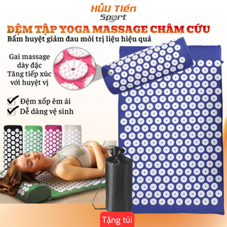  Thảm Yoga Massage Đệm Mát Xa Châm Cứu Bấm Huyệt Toàn Thân Có Gai Giảm Đau Thư Giãn Tiện Dụng Chính Hãng 