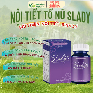 Viên Uống Nội Tiết Tố Nữ Slady Cải Thiện Nội Tiết Giảm Khô Hạn Mất Ngủ Nám Tàn Nhang Chính Hãng