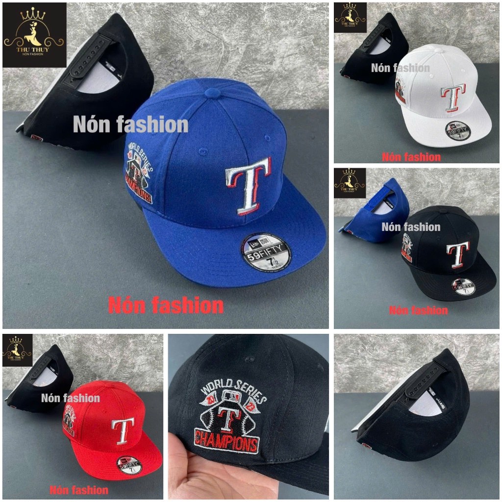 Mũ snapback Nam thêu chữ T - Nón hiphop unisex có tem thêu chữ T Phong cách châu âu - thời trang nam