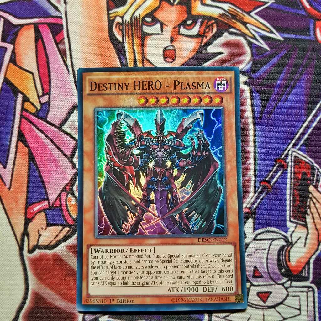 Thẻ bài Yugioh chính hãng | Destiny HERO - Plasma | DESO Super Rare