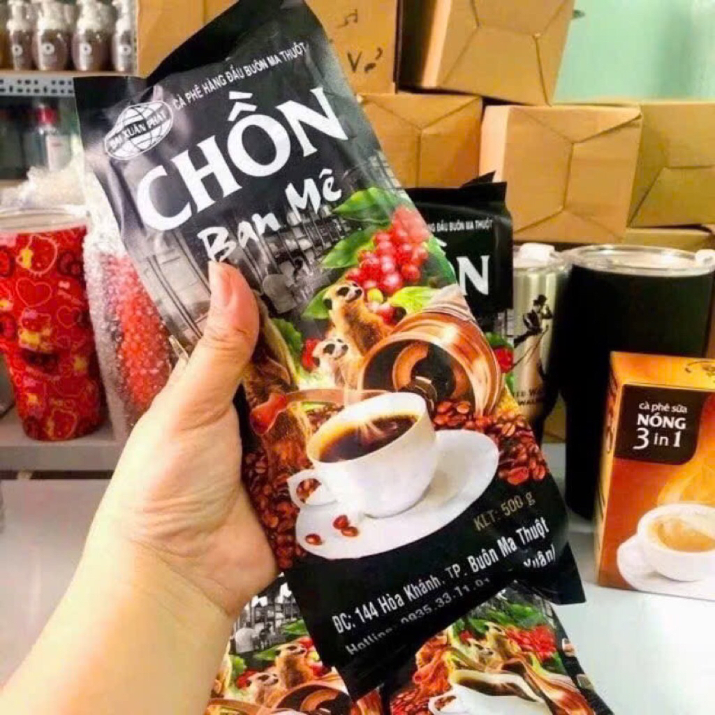 COMBO 2 BỊCH CAFE CHỒN BAN MÊ, UỐNG LÀ MÊ ( Chồn Đen )