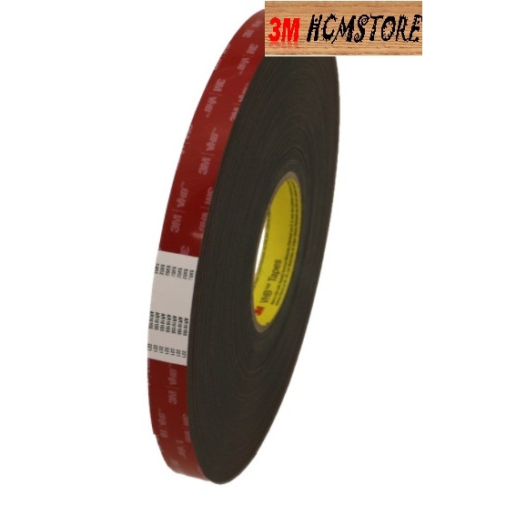 COMBO 5 CUỘN VHB 3M 5952 15mm dài 33m BĂNG KEO SIÊU CƯỜNG LỰC, CHỊU NHIỆT CAO