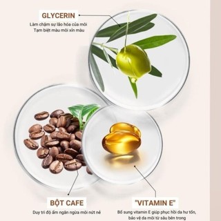 Tẩy Tế Bào Chết Môi Cafe Heyxi Dưỡng Ẩm Căng Bóng, Gel Tẩy Môi Chết Mềm Mượt Tươi Tắn