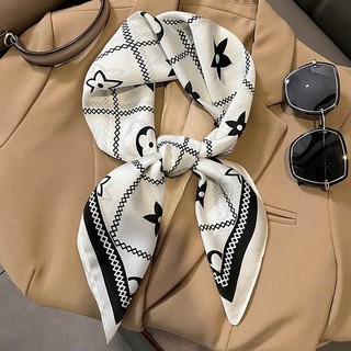 khăn bandana mỏ quạ buộc đầu - khăn lụa vuông 70x70 cm quàng cổ nữ mix cùng áo dài HÀNG LOẠI 1