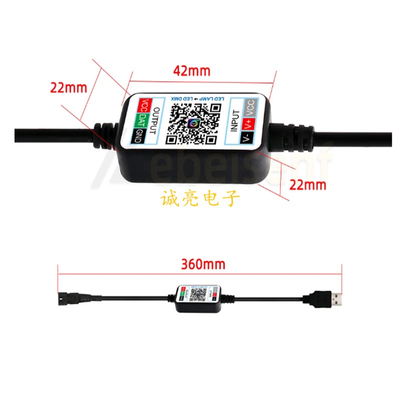 MẠCH ĐIỀU KHIỂN LED FULL MÀU ARGB NEOPIXEL WS2812B WS2811 APP LEDLAMP