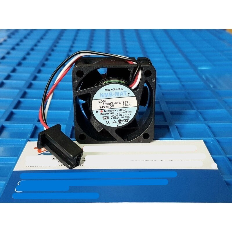 Quạt biến tần 3 dây 1608KL-05W-B39 24V 0.07A 40x40x20mm rắc đen