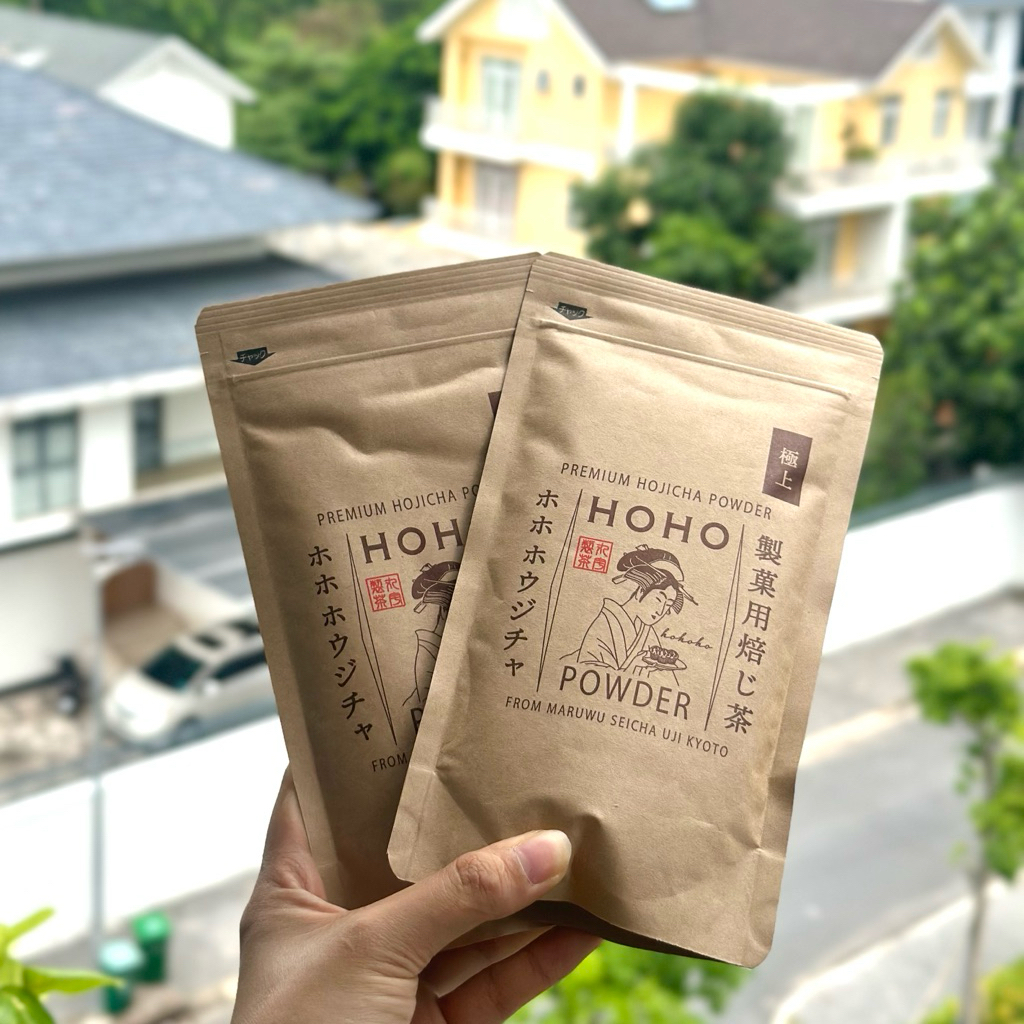 HOHO HOJICHA - trà rang từ Nhật Bản (gói 80g)