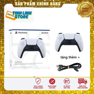 Tay cầm chơi game PS5 Playstation DualSense Wireless Controller White