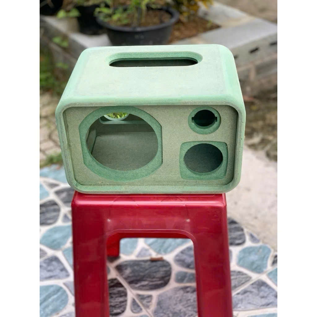 Box loa thô mono 1 bass 5.25 inch 1 mid 1 treble  LT Speaker box