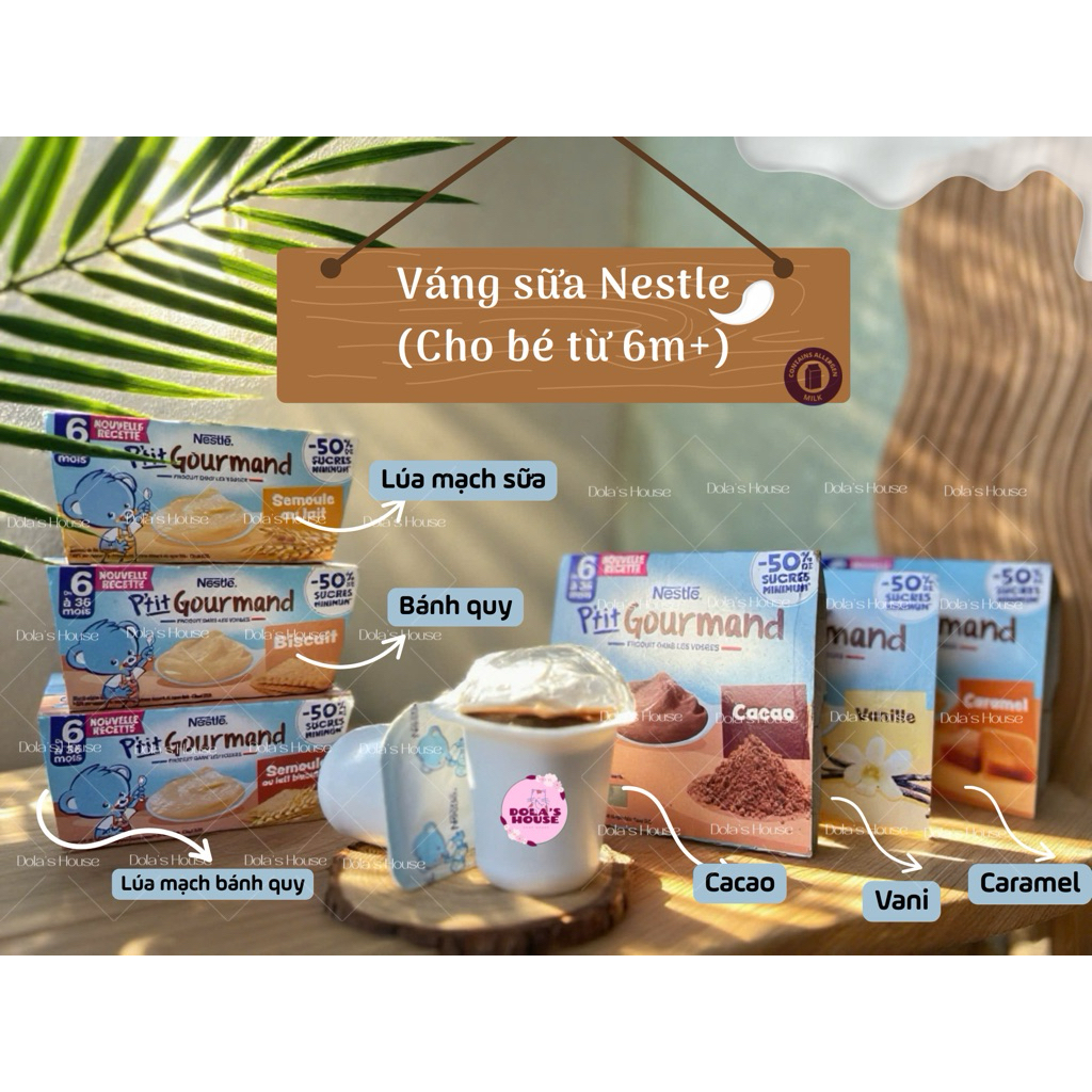 VÁNG SỮA NESTLE P’TIT GOURMAND